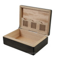 DS Laser Engraving Cigar Boxes Wood Cigars Design Luxury Black Cigar Box
